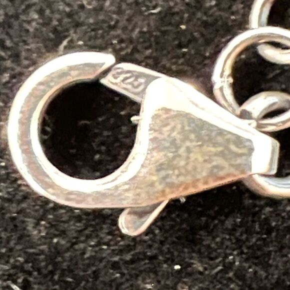 Sterling 925 And Turquoise Dragonfly Necklace - Picture 5 of 5